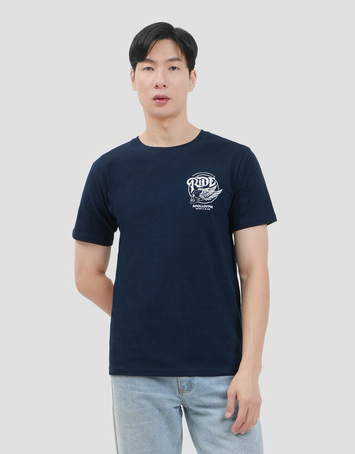 MxM Detail Printed Ride Kaos Pria