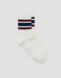 Cole 1Pk Quarter Stripe Kaus Kaki Pria