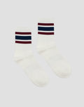 Cole 1Pk Quarter Stripe Kaus Kaki Pria