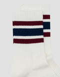 Cole 1Pk Quarter Stripe Kaus Kaki Pria
