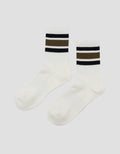 Cole 1Pk Quarter Stripe Kaus Kaki Pria