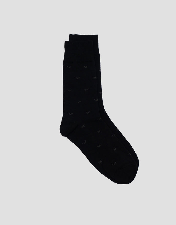 Cole 1Pk Quarter Print Aop Seagull Kaus Kaki Pria