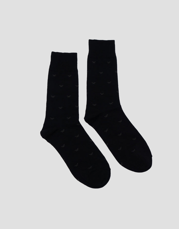 Cole 1Pk Quarter Print Aop Seagull Kaus Kaki Pria