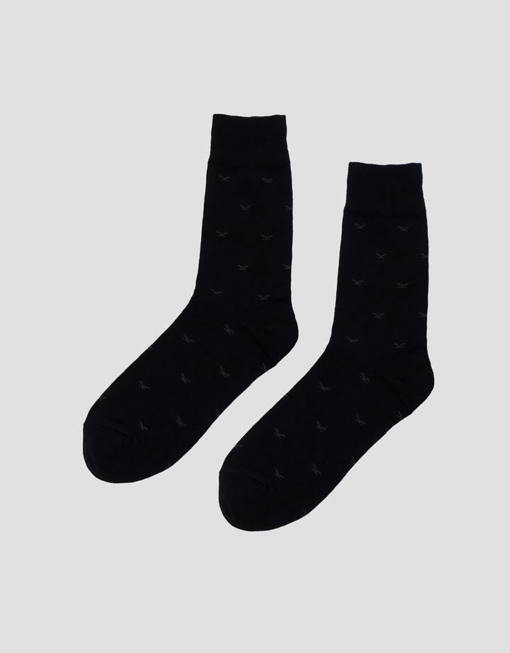 Cole 1Pk Quarter Print Aop Seagull Kaus Kaki Pria