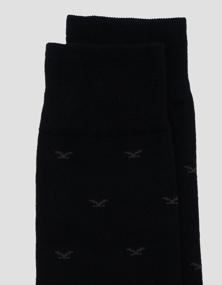Cole 1Pk Quarter Print Aop Seagull Kaus Kaki Pria