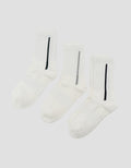 Cole 3Pk Quarter Casual Vertical List  Kaus Kaki Pria