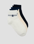 Cole 3Pk Nautical Mix Casual Kaus Kaki Pria