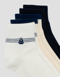 Cole 3Pk Nautical Mix Casual Kaus Kaki Pria