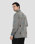 Arjuna Weda Batik Geometris Kemeja Koko Pria