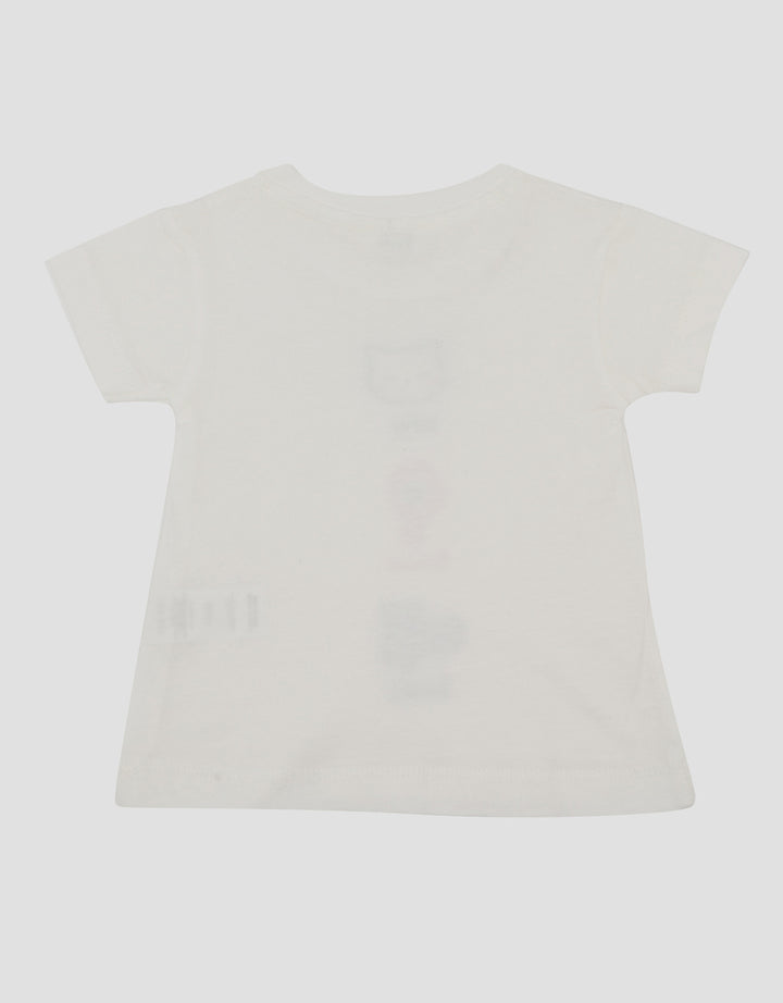 Little M Print 3 Layers Kitty & Bows Kaos Bayi