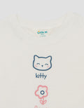Little M Print 3 Layers Kitty & Bows Kaos Bayi