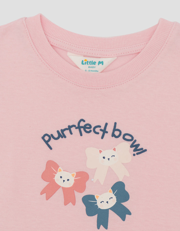 Little M Print Triple Kitty Kaos Bayi