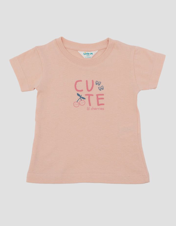 Little M Print Little Cherry Kaos Bayi