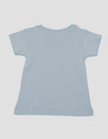 Little M Print Kitty And Flowers Kaos Bayi