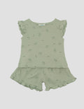 Little M Fullprint Bunny Pakaian Setelan Bayi