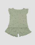 Little M Fullprint Bunny Pakaian Setelan Bayi