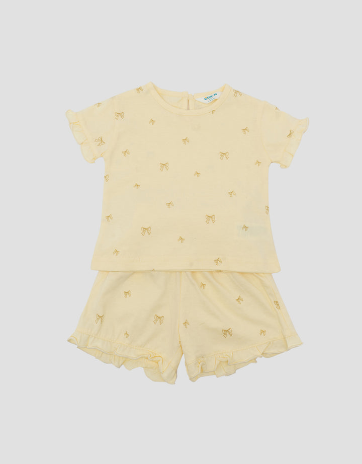Little M Fullprint Pita Pakaian Setelan Bayi