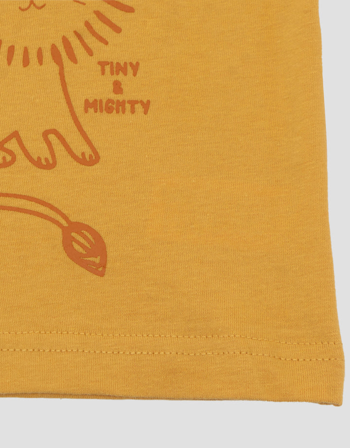 Little M Basic Dino Print Kaos Bayi