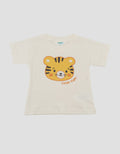 Little M Basic Tiger Print Kaos Bayi