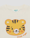 Little M Basic Tiger Print Kaos Bayi