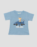 Little M Basic Giraffe Print Kaos Bayi