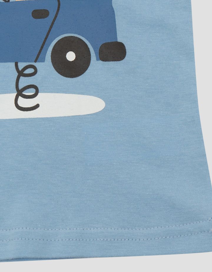Little M Basic Giraffe Print Kaos Bayi
