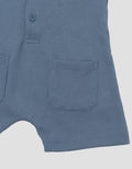 Little M Waffle With Pocket Jumpsuit Romper Bayi