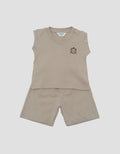 Little M Sleveless Shorts Little King Pakaian Setelan Bayi