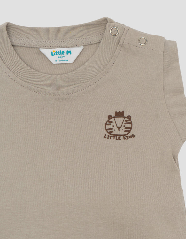 Little M Sleveless Shorts Little King Pakaian Setelan Bayi