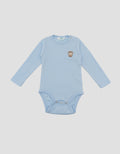 Little M Woven Cringkle With Embro Jumpsuit Romper Bayi