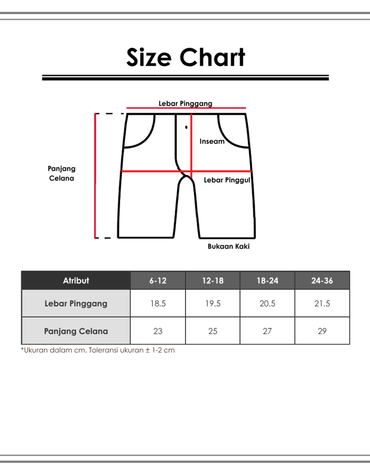 Little M Jersey Basic Celana Pendek Bayi