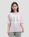 Suko Boyfriend Graphic Crop Kaos Wanita