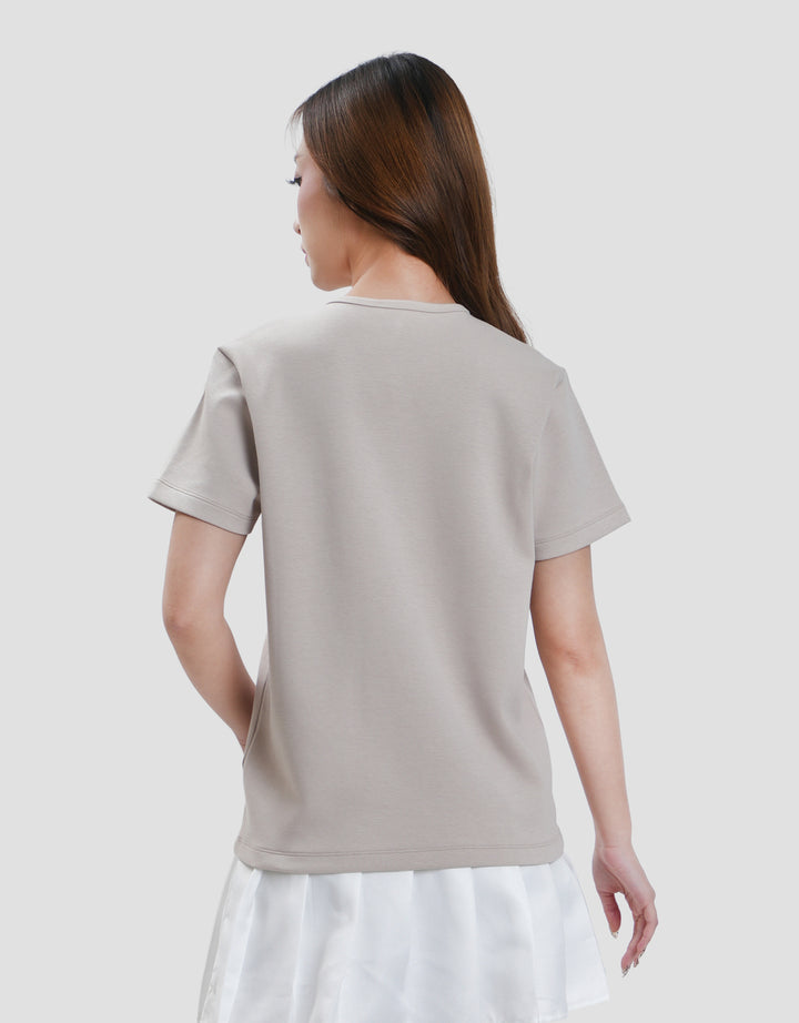 Suko Cupro Cloud Kaos Lengan Pendek Wanita