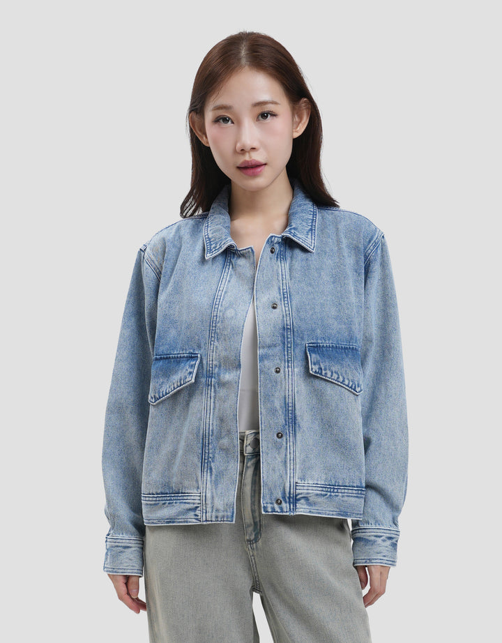 Suko Jaket Jeans Wanita