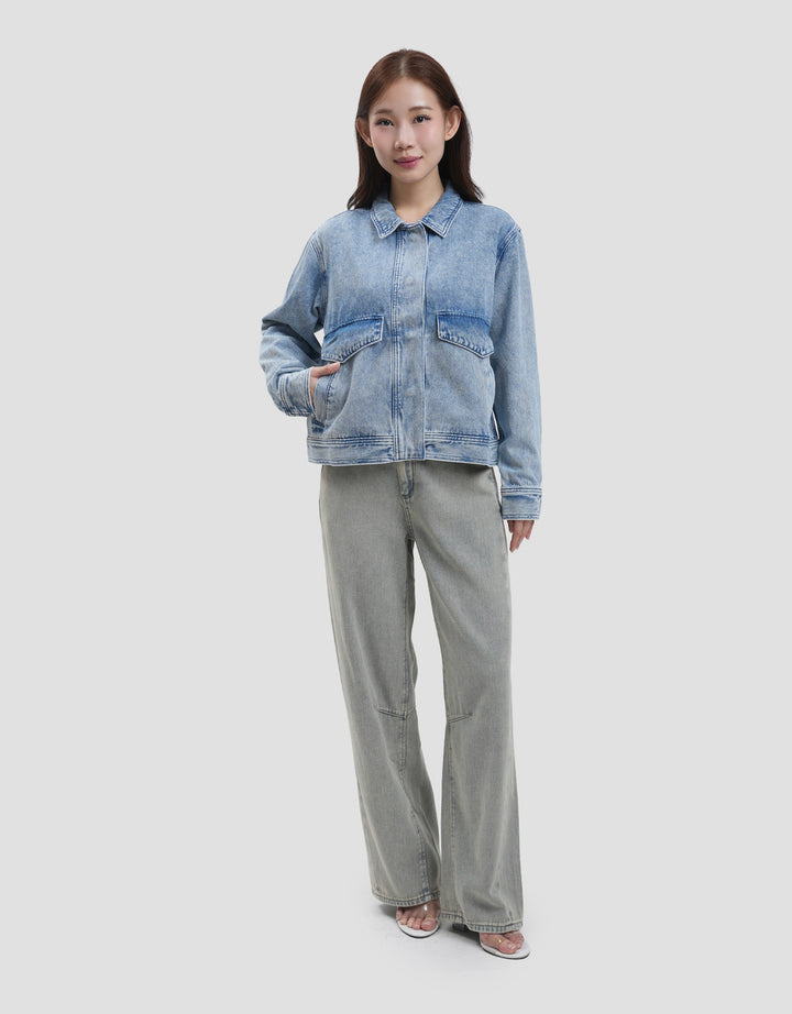 Suko Jaket Jeans Wanita