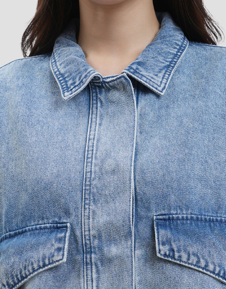 Suko Jaket Jeans Wanita