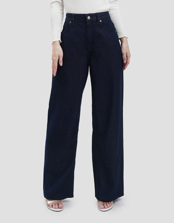 Suko Barrel Celana Panjang Jeans Wanita