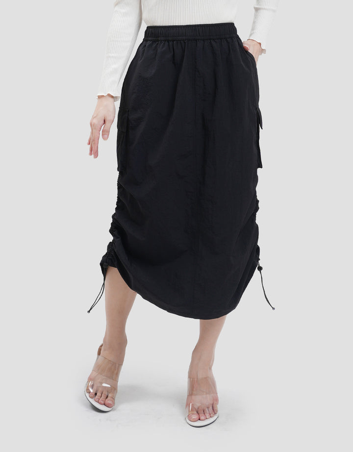 Suko Serut Parasut Adjusted Bottom Rok Wanita