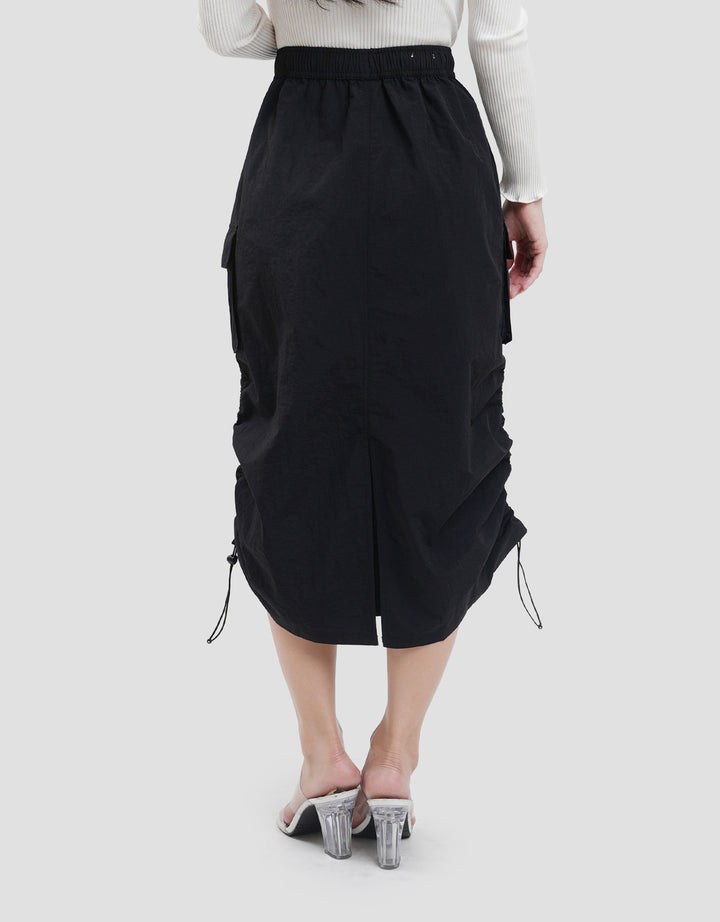 Suko Serut Parasut Adjusted Bottom Rok Wanita