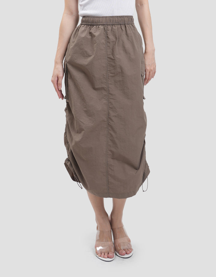 Suko Serut Parasut Adjusted Bottom Rok Wanita