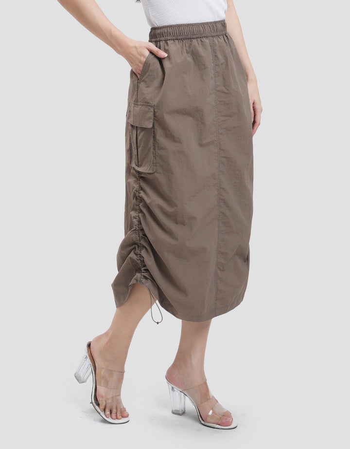 Suko Serut Parasut Adjusted Bottom Rok Wanita