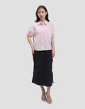 Suko Boxy Crop Ribstop Kemeja Wanita