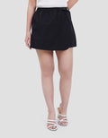 Suko Nilon Parasut Belted Skort Wanita