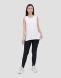 Suko Low Neck Kerah Bulat Kaos Tank Top Wanita