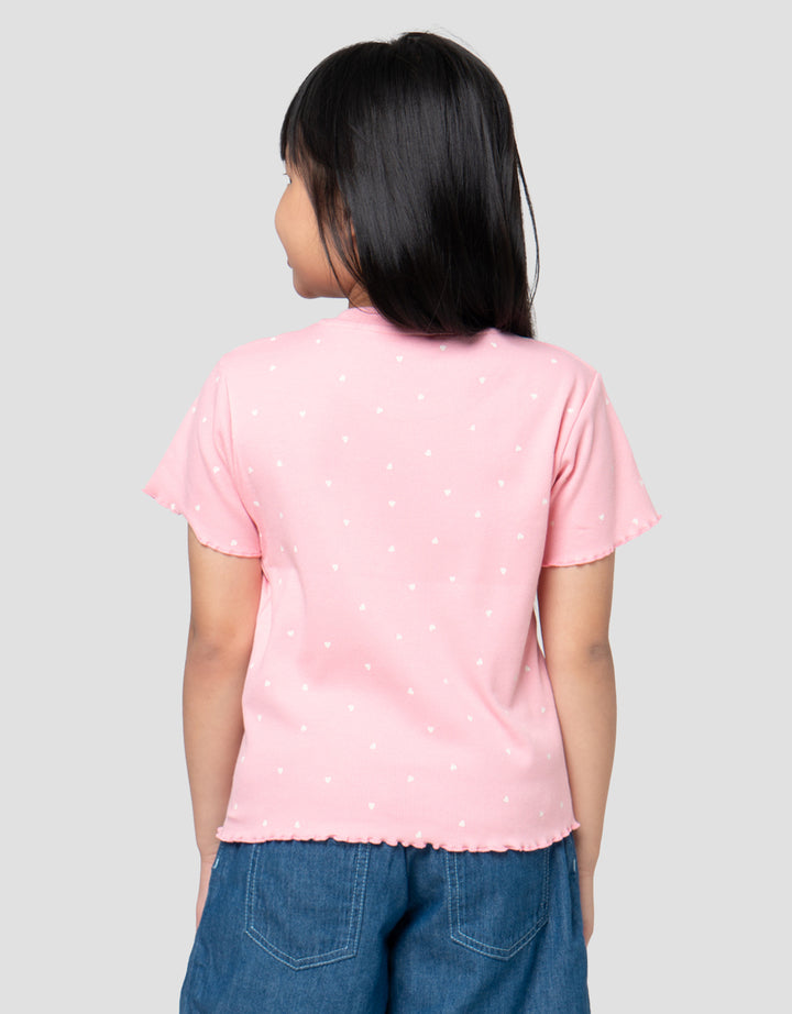 Little M Lettuce Aop 1 Kaos Anak Perempuan