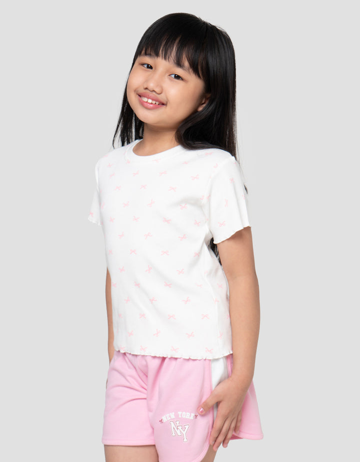 Little M Lettuce Aop 2 Kaos Anak Perempuan