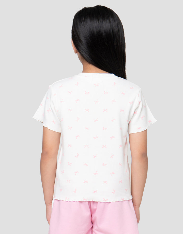 Little M Lettuce Aop 2 Kaos Anak Perempuan