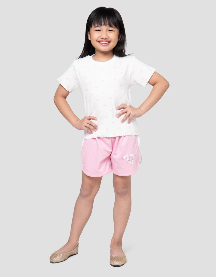 Little M Lettuce Aop 2 Kaos Anak Perempuan