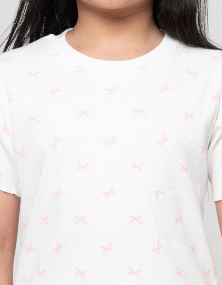 Little M Lettuce Aop 2 Kaos Anak Perempuan