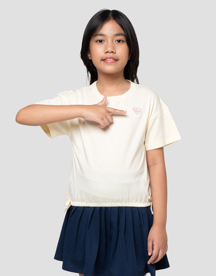 Little M Bordir On Tone Kaos Anak Perempuan